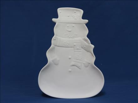 PRATO BONECO DE NEVE GRANDE