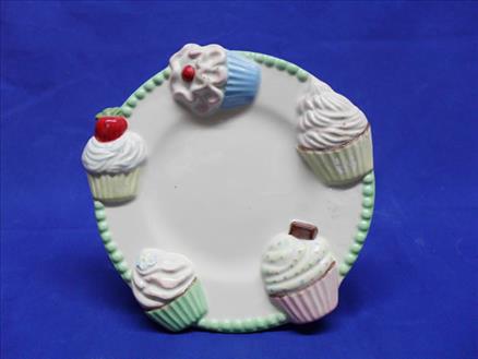 PRATO CUPCAKE DE SOBRE MESA