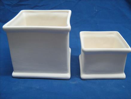 CACHEPOT QUADRADO RETO GRANDE